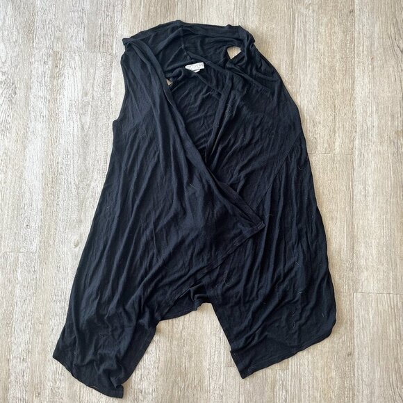 Womens Cotton On Black Sleeveless Cardigan - L - Picture 1 of 6